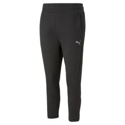 Spodnie Dresowe Sportowe Damskie Puma Evostripe. Czarne obuwie sportowe damskie Puma, z bawełny, na fitness i siłownię. Za 186.99 zł.