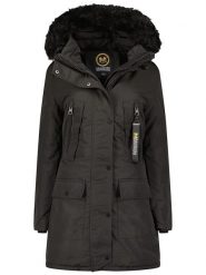Maison Montaigne Parka "Cormai" w kolorze czarnym rozmiar: XL. Czarne parki damskie Maison Montaigne, xl, bez kaptura. Za 254.74 zł.