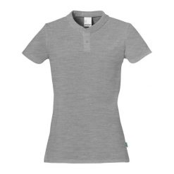 Damska koszulka polo Uhlsport Essential. Szare bluzki damskie Uhlsport, bez wzorów, z materiału, eleganckie, bez kołnierzyka, bez ramiączek. Za 163.50 zł.