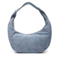 Torebka Calvin Klein. Niebieskie torebki klasyczne damskie Calvin Klein, z denimu, bez dodatków. Za 289.99 zł.