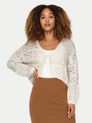 ONLY Kardigan Beach 15257604 Biały Regular Fit. Białe kardigany damskie Only, m, bez wzorów, z syntetyku. Za 139.99 zł.