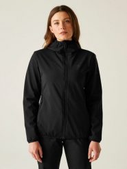 Dare 2b Kurtka softshellowa "Iced" w kolorze czarnym rozmiar: 38. Czarne kurtki sportowe damskie Dare 2b, bez wzorów, z materiału, bez kaptura. Za 156.24 zł.