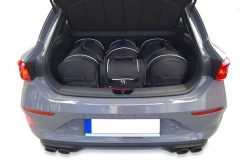 Torby Do Bagażnika Cupra Leon Hatchback 2021+ 4Szt Kjust. Czarne torby podróżne KJUST, bez wzorów, z kauczuku. Za 1,153.00 zł.
