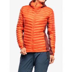 Kurtka ocieplana damska Rab Cirrus Flex 2.0 Hoody. Brązowe kurtki damskie RAB, bez wzorów, bez kaptura. Za 546.38 zł.