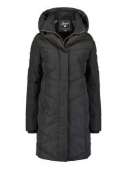 Geographical Norway Płaszcz pikowany "Djamila" w kolorze czarnym rozmiar: L. Czarne płaszcze damskie Geographical Norway, l, bez wzorów, bez kaptura. Za 368.96 zł.