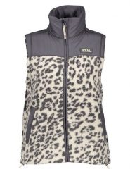 Sublevel Kamizelka pluszowa w kolorze antracytowo-kremowym rozmiar: L. Brązowe kamizelki damskie Sublevel, l, bez wzorów, bez kaptura. Za 139.87 zł.