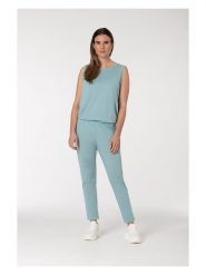 Super.natural Kombinezon "Feel Good" w kolorze błękitnym rozmiar: S. Niebieskie kombinezony damskie super.natural, s, bez wzorów, z wełny, bez kołnierzyka, bez ramiączek. Za 217.99 zł.