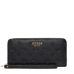 Portfel Guess. Czarne portfele damskie Guess, z aplikacjami. Za 199.99 zł.