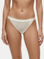 Tommy Hilfiger Stringi UW0UW06267 Écru. Stringi Tommy Hilfiger, bez wzorów, z syntetyku. Za 129.99 zł.