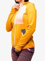 Bluza damska Ortovox Fleece Hoody. Brązowe bluzy damskie ORTOVOX, l, bez wzorów, z elastanu, bez kaptura. Za 775.49 zł.