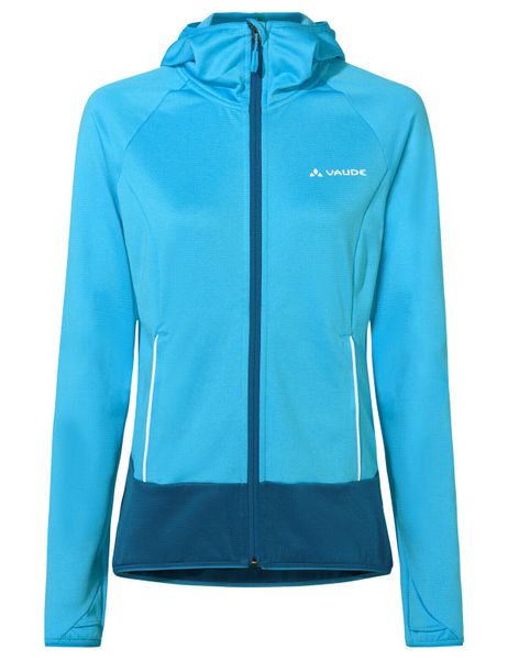 Kurtka polarowa damska Tekoa II. Niebieskie kurtki damskie Vaude, uniwersalny, bez wzorów, z dzianiny, bez kaptura. Za 429.00 zł.