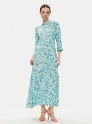 YAS Sukienka koszulowa Savanna 26022663 Zielony Loose Fit. Zielone sukienki damskie YAS, bez wzorów, z wiskozy, bez ramiączek. Za 189.99 zł.