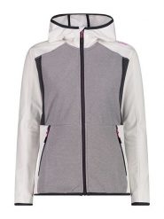 CMP Kurtka hybrydowa w kolorze szaro-kremowym rozmiar: 48. Brązowe kurtki sportowe damskie CMP, bez wzorów, bez kaptura. Za 197.17 zł.