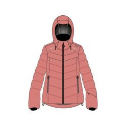 Kurtka damska turystyczna damska CMP 33W0376. Czerwone kurtki sportowe damskie CMP, na zimę, l, bez wzorów, bez kaptura. W wyprzedaży za 749.50 zł.