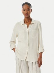 ONLY Koszula Asmin 15349102 Beżowy Regular Fit. Brązowe koszule damskie Only, s, bez wzorów, z wiskozy, bez kołnierzyka, bez ramiączek. Za 189.99 zł.