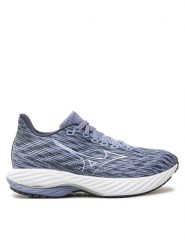 Mizuno Buty do biegania Wave Rider 28 J1GD240327 Fioletowy. Fioletowe obuwie sportowe damskie Mizuno, z materiału, bez zapięcia, do biegania. Za 439.99 zł.
