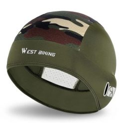 Letni kapelusz przeciwsłoneczny z jedwabiu sportowy zielony. Zielone kapelusze damskie WEST BIKING, bez wzorów, z jedwabiu, sportowe. Za 55.60 zł.