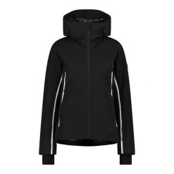 Kurtka damska turystyczna CMP 31W0036. Czarne kurtki damskie CMP, na zimę, l, bez wzorów, bez kaptura. W wyprzedaży za 1,106.00 zł.