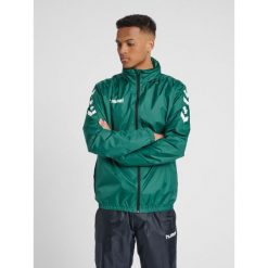 Kurtka ortalionowa sportowa dla dorosłych Hummel Core Spray Jacket. Zielone kurtki sportowe damskie Hummel, m, bez wzorów, z materiału, bez kaptura. Za 130.00 zł.
