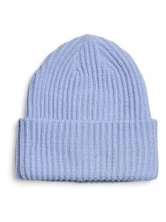 Pieces Czapka dzianinowa w kolorze błękitnym rozmiar: onesize. Niebieskie czapki damskie Pieces, bez wzorów, z dzianiny. Za 50.59 zł.