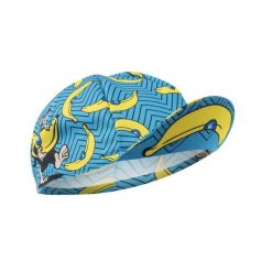 Czapka rowerowa z motywem banana Gist. Niebieskie czapki damskie GIST, bez wzorów. Za 147.50 zł.