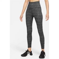 Spodnie sportowe damskie Nike One Df. Czarne spodnie sportowe damskie Nike, xs, bez wzorów, z materiału. Za 286.50 zł.