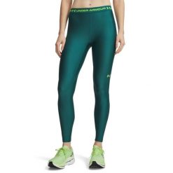 Legginsy Under Armour Heatgear Legging Damskie. Zielone legginsy damskie Under Armour, s, bez wzorów, z elastanu. Za 281.99 zł.