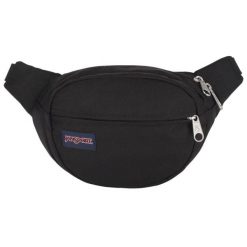 Torebka nerka sportowa dla dorosłych Fifth Avenue Waist Bag pojemność 2,5 L. Czarne nerki i saszetki damskie Jansport, bez wzorów. Za 99.99 zł.