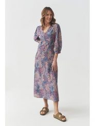 TATUUM Sukienka w kolorze niebiesko-jasnoróżowym rozmiar: 42. Niebieskie sukienki damskie TATUUM, bez wzorów, z wiskozy, bez ramiączek. Za 206.91 zł.