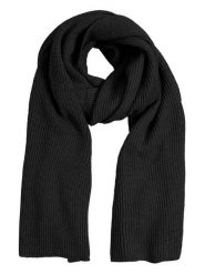 MOSS COPENHAGEN Szal "Rachelle" w kolorze czarnym rozmiar: onesize. Czarne szaliki damskie Moss Copenhagen, bez wzorów, z materiału. Za 122.96 zł.