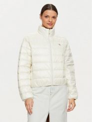 Calvin Klein Jeans Kurtka puchowa J20J224698 Écru Regular Fit. Kurtki damskie Calvin Klein Jeans, xl, bez wzorów, z jeansu, bez kaptura. Za 679.99 zł.