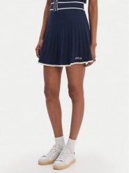 Guess Spódnica mini V6RD07 Z4652 Granatowy Regular Fit. Niebieskie spódnice damskie Guess, xs, z aplikacjami, z syntetyku, mini. Za 299.99 zł.