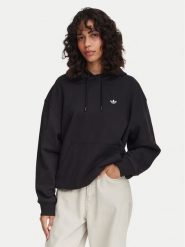 Adidas Bluza Essentials KR3605 Czarny Oversize. Czarne bluzy damskie Adidas, s, bez wzorów, z bawełny, bez kaptura. Za 259.99 zł.