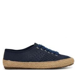 Espadryle EMU Australia. Niebieskie espadryle damskie EMU Australia, bez wzorów, bez obcasa. Za 338.99 zł.