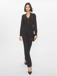 Marciano Guess Kombinezon 3BGK53 8177Z Czarny Regular Fit. Czarne sukienki damskie Marciano Guess, z aplikacjami, z syntetyku, bez ramiączek. Za 1,329.00 zł.