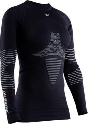 Czarna bluza transmisyjna damska X-Bionic Energizer 4.0. Czarne bluzy damskie X BIONIC, l, bez wzorów, z materiału, bez kaptura. Za 789.99 zł.