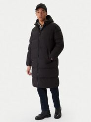 Tommy Hilfiger Kurtka puchowa MW0MW40628 Czarny Regular Fit. Czarne szorty damskie Tommy Hilfiger, bez wzorów, z puchu. Za 1,799.00 zł.