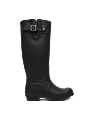 Hunter Kalosze CWB-HFW-004 Czarny. Czarne kalosze damskie Hunter, bez wzorów, z kauczuku. Za 279.99 zł.