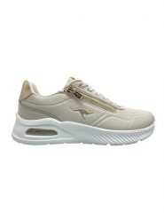 Kangaroos Sneakersy "K-PLN Proud" w kolorze złoto-beżowym rozmiar: 41. Brązowe obuwie sportowe damskie KangaROOS, bez zapięcia. Za 149.66 zł.