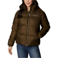 Kurtka sportowa damska Puffect Jacket. Zielone kurtki sportowe damskie Columbia, s, bez wzorów, z poliesteru, bez kaptura. Za 409.99 zł.