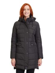 Gil Bret Płaszcz pikowany w kolorze czarnym rozmiar: 42. Czarne płaszcze damskie Gil Bret, bez wzorów, bez kaptura. Za 399.71 zł.