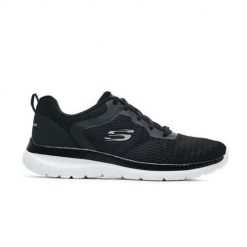 Buty do chodzenia damskie Skechers Dynamight 20. Białe obuwie trekkingowe damskie Skechers, z tkaniny, bez zapięcia. Za 259.99 zł.