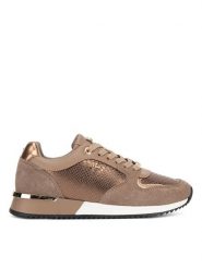 MEXX Sneakersy MI001008343W Beżowy. Brązowe obuwie sportowe damskie Mexx, ze skóry, bez zapięcia. Za 299.99 zł.