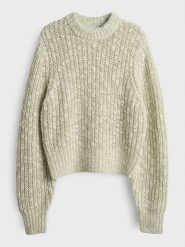 OPUS Sweter "Palizia" w kolorze zielonym rozmiar: 42. Zielone swetry klasyczne damskie Opus, ze splotem, bez kołnierzyka. Za 195.99 zł.