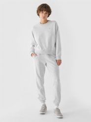 4F Spodnie dresowe joggery damskie - szara XS. Szare spodnie dresowe damskie 4F, bez wzorów, z bawełny. Za 129.99 zł.