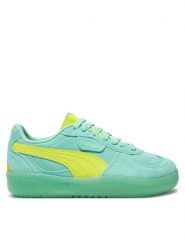 Puma Sneakersy Palermo Moda Xtra Wns 398534 02 Zielony. Zielone obuwie sportowe damskie Puma, ze skóry, bez zapięcia. Za 249.99 zł.