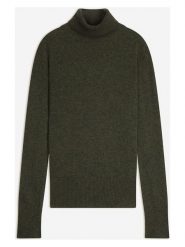 Perfect Cashmere Kaszmirowy golf "Tracy" w kolorze ciemnozielonym rozmiar: M. Zielone golfy damskie Perfect Cashmere, m, bez wzorów, z kaszmiru, bez ramiączek. Za 476.45 zł.
