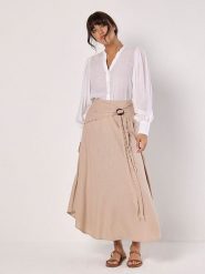 Apricot Spódnica w kolorze beżowym rozmiar: M. Brązowe spódnice damskie Apricot, na co dzień, m, bez wzorów, z tkaniny, maxi. Za 86.99 zł.