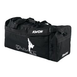 Torba sportowa do karate Kwon. Czarne torby sportowe KWON, bez wzorów, z nylonu, duże. Za 170.00 zł.