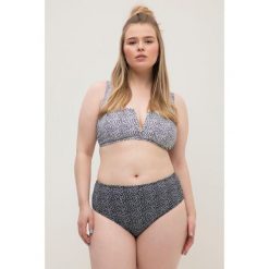 Damskie Majteczki bikini wysoki stan wzór w groszki. Czarne bikini Ulla Popken, bez wzorów, z elastanu. Za 123.99 zł.
